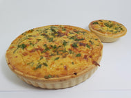 Pumpkin & Spinach Quiche